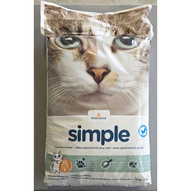 Simple kattegrus 10kg 