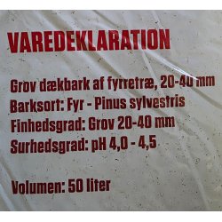 Holmebo Grov D�kbark 0-40 mm 50 L