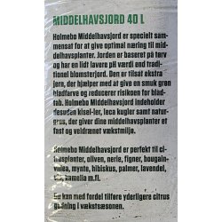 Holmebo Middelhavsjord 40 L