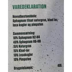 Holmebo Middelhavsjord 40 L